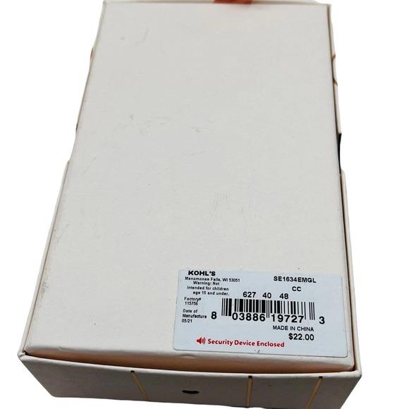 Lauren Conrad Womens Green Crystals Gold Tone May Birthstone Necklace Earrings - Picture 8 of 10